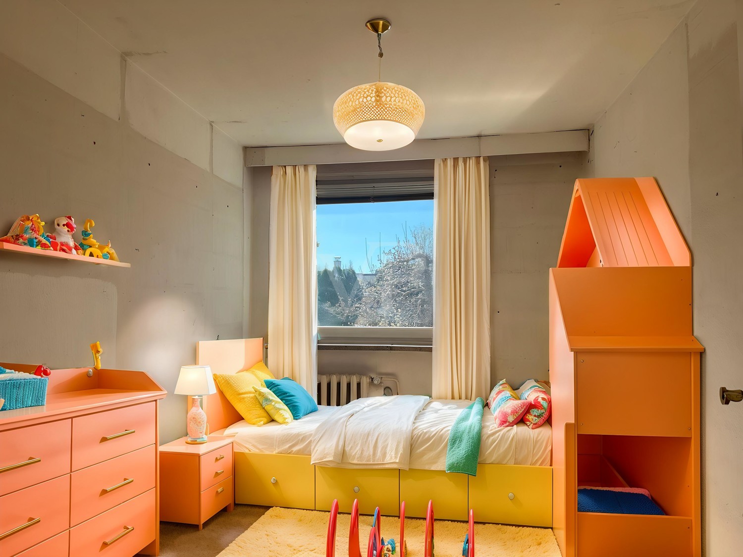 Möblierungsbeispiel Kinderzimmer