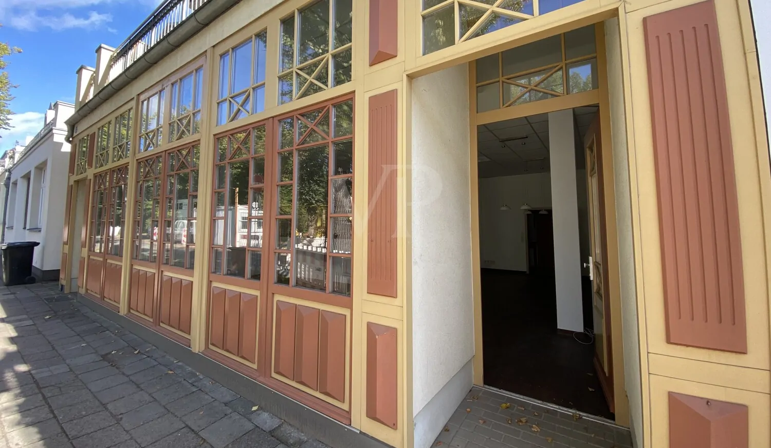 Eingang zur Gewerbefläche