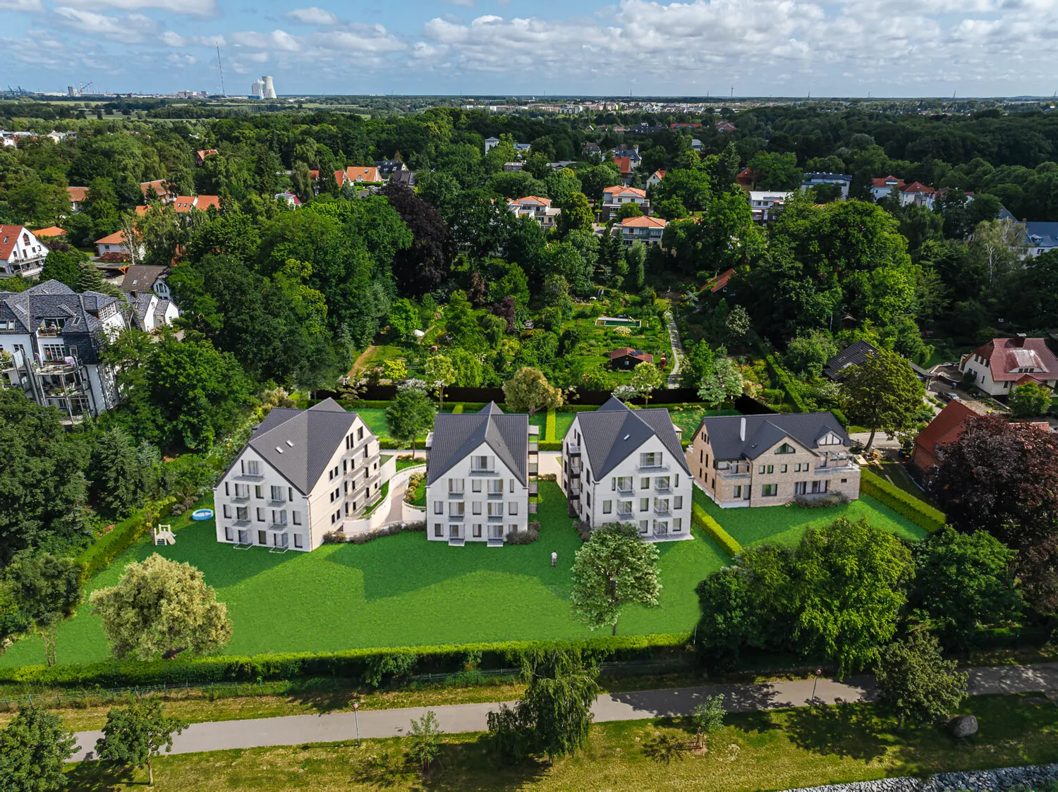 Blick vom WaaserAnsicht 03 - Ufer Residenz