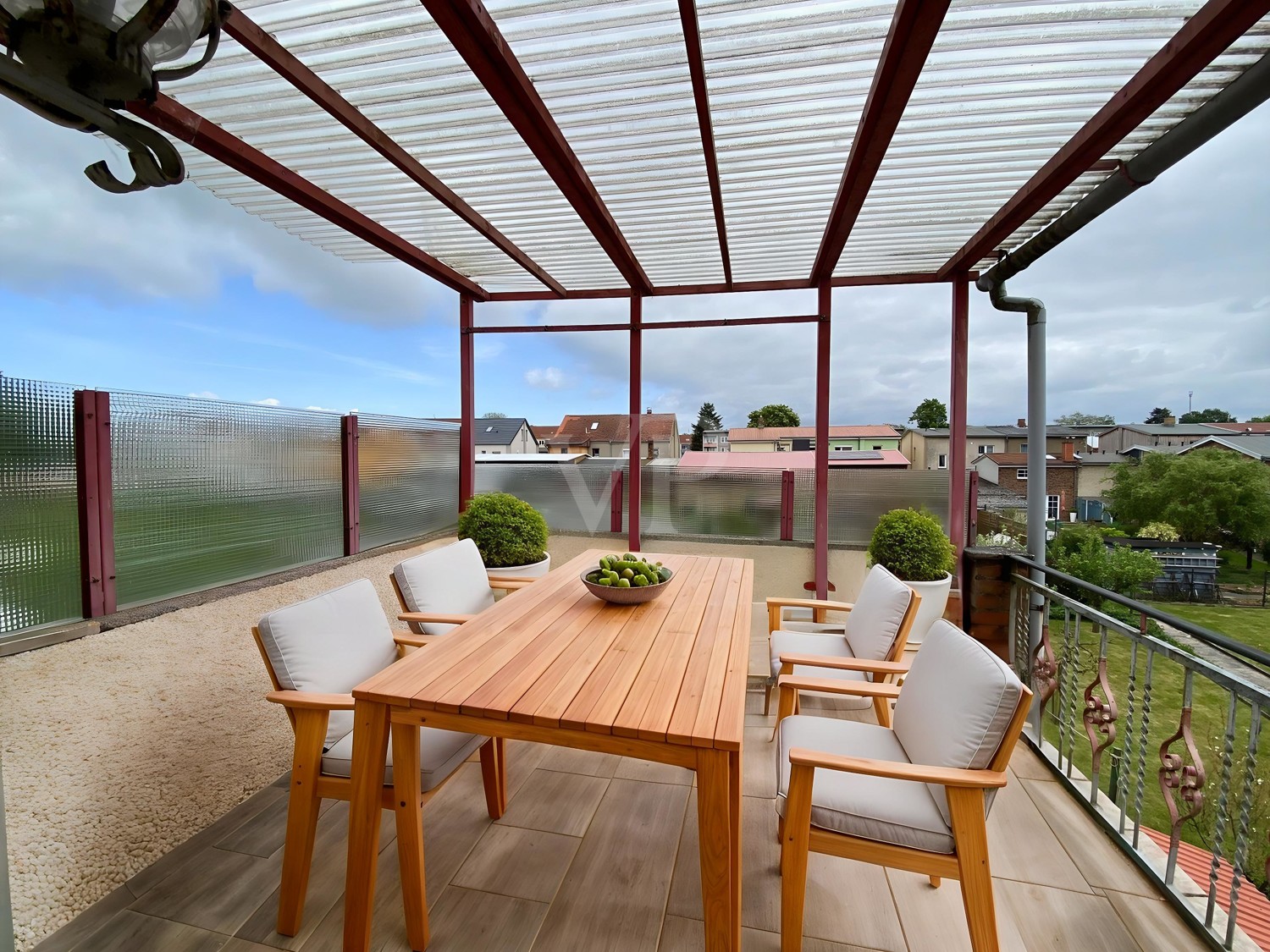 Möbilierungsbeispiel Terrasse
