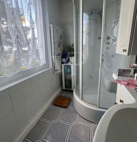 Dusche mit Ausblick