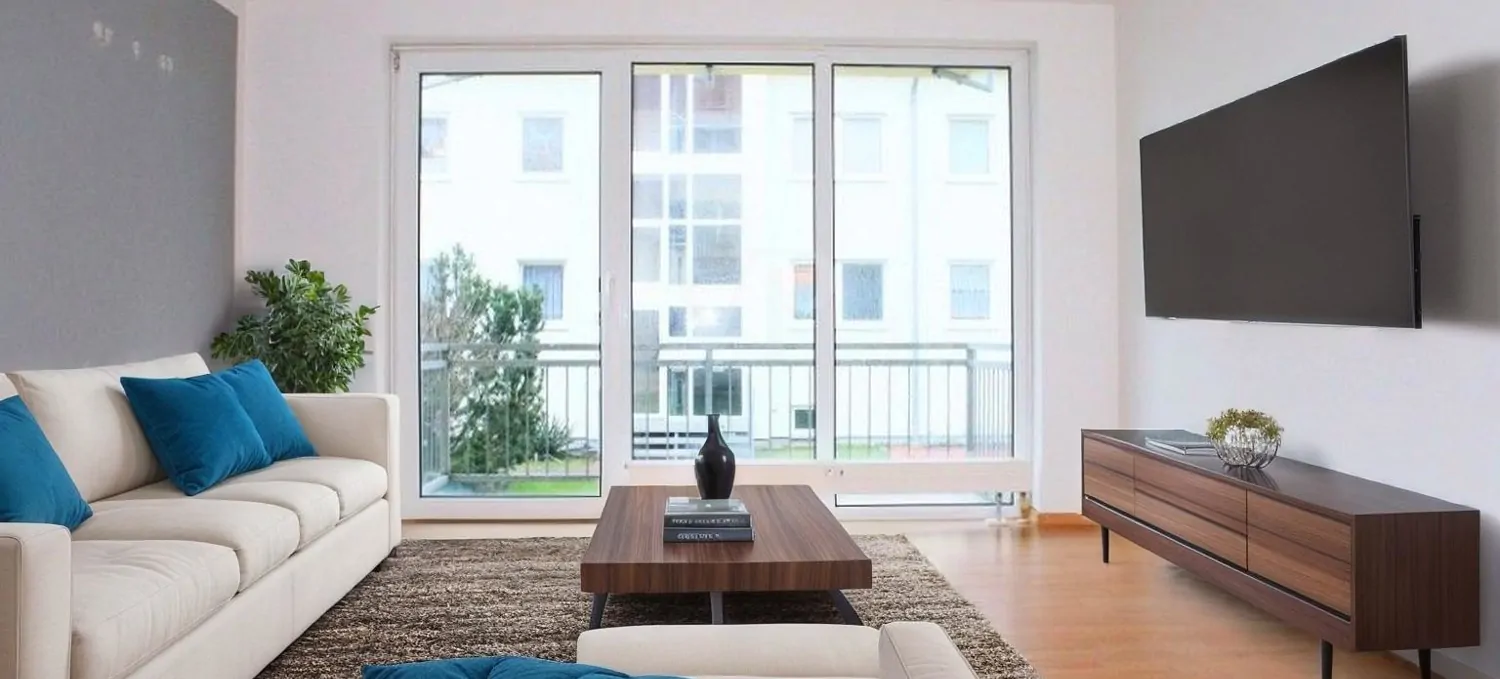 Möbilierungsbeispiel Wohnzimmer