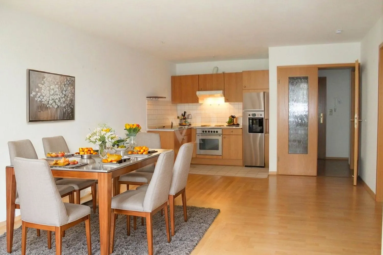 Möbilierungsbeispiel Wohn- und Esszimmer