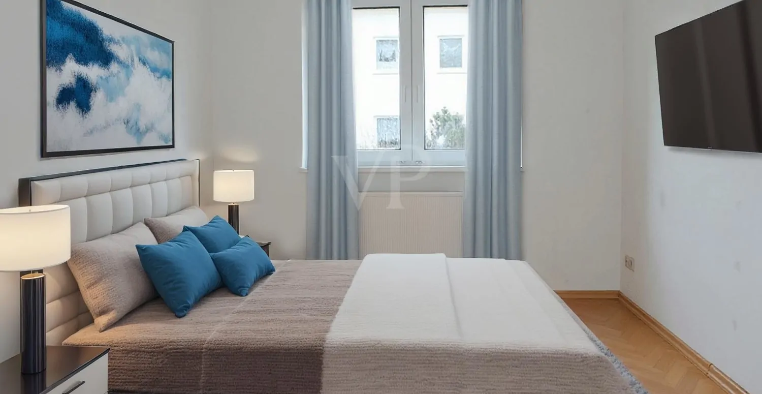 Möbilierungsbeispiel Schlafzimmer