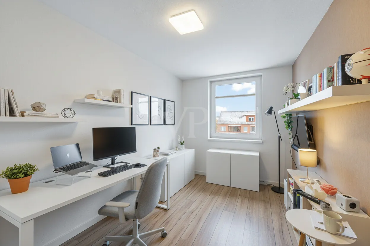Möbilierungsbeispiel Arbeitszimmer
