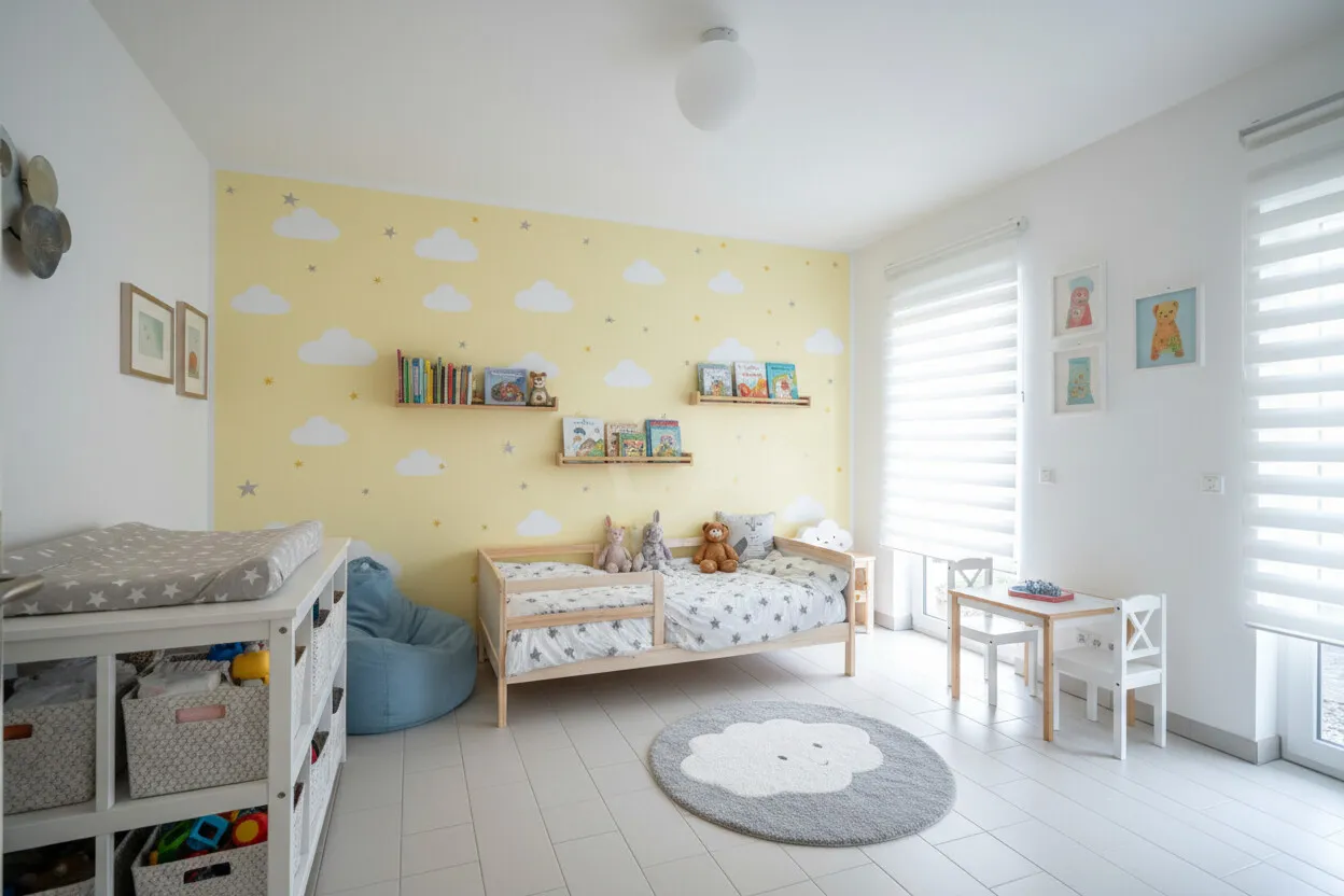 Möblierungsbeispiel Kinderzimmer