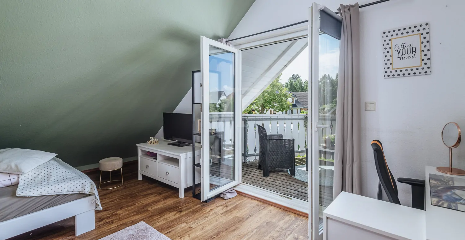 Kinderzimmer 4 mit Balkonzugang