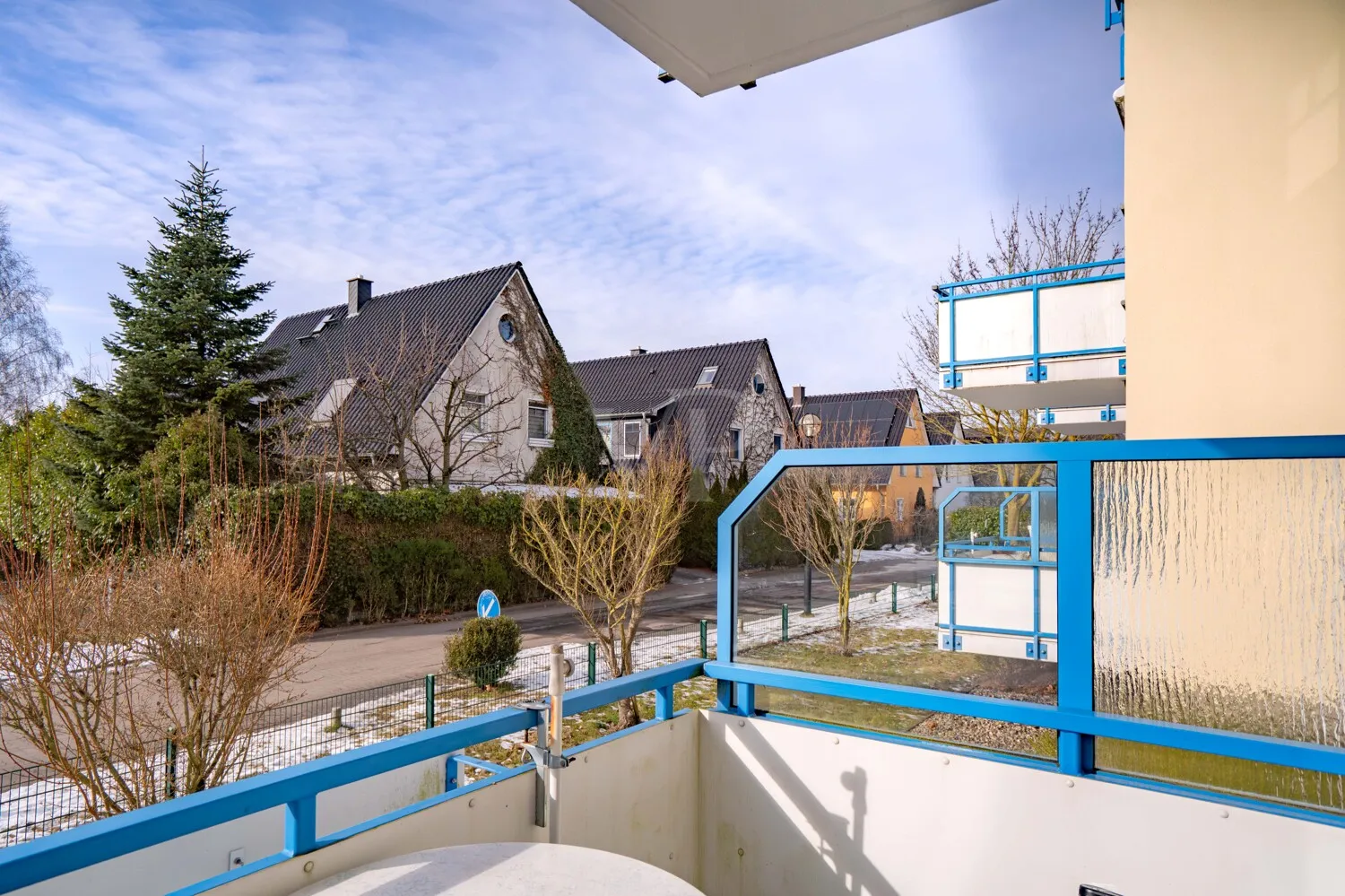 Blick vom Balkon