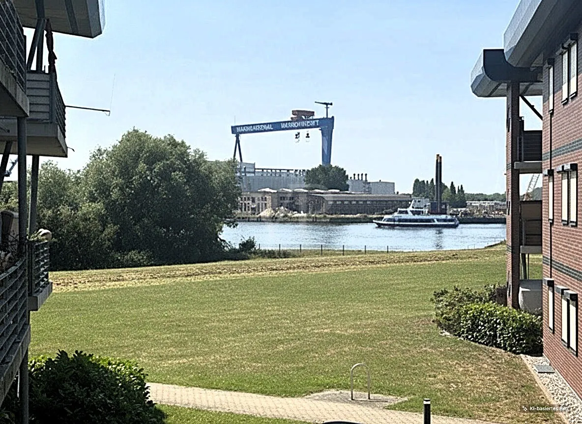 Blick vom Balkon