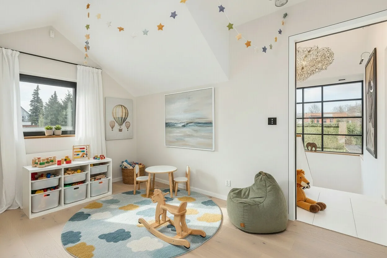 Kinderzimmer Möblierungsbeispiel