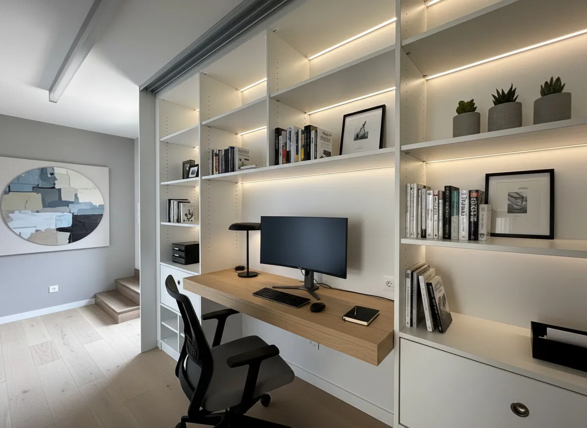 Arbeitszimmer Möblierungsbeispiel