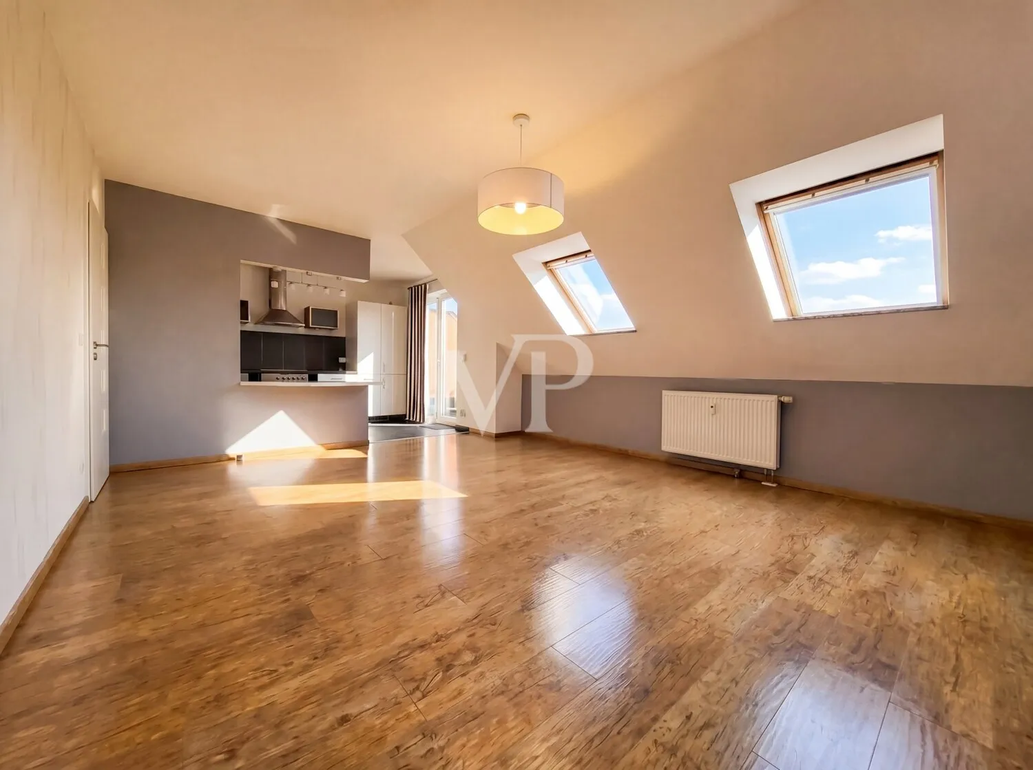 Wohnen mit Blick auf die Küche
