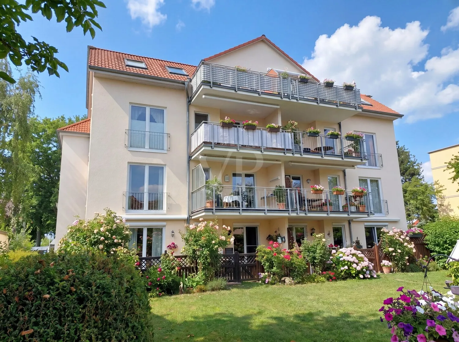 Rückseite des Hauses