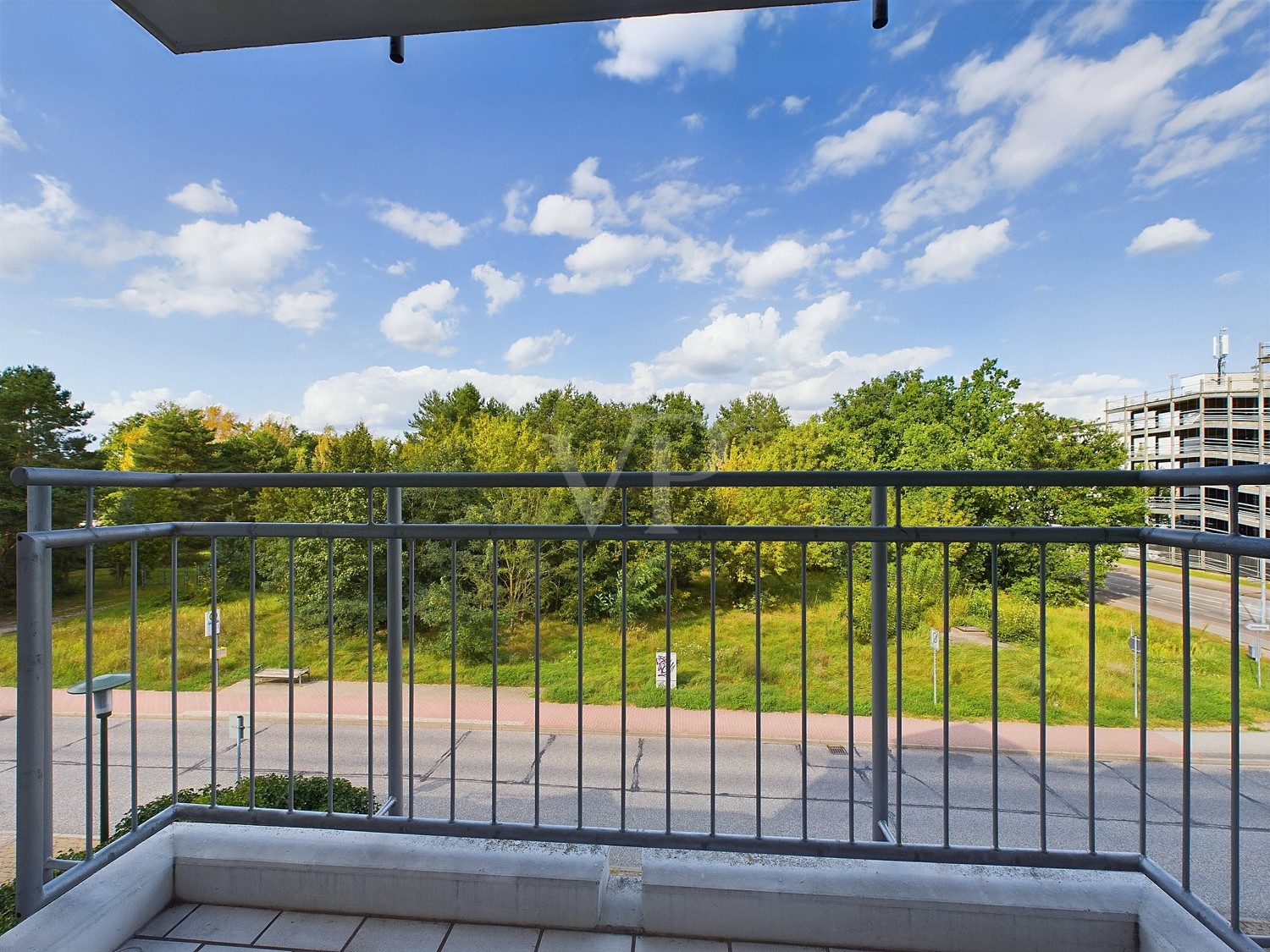 Balkon mit Nordausrichtung