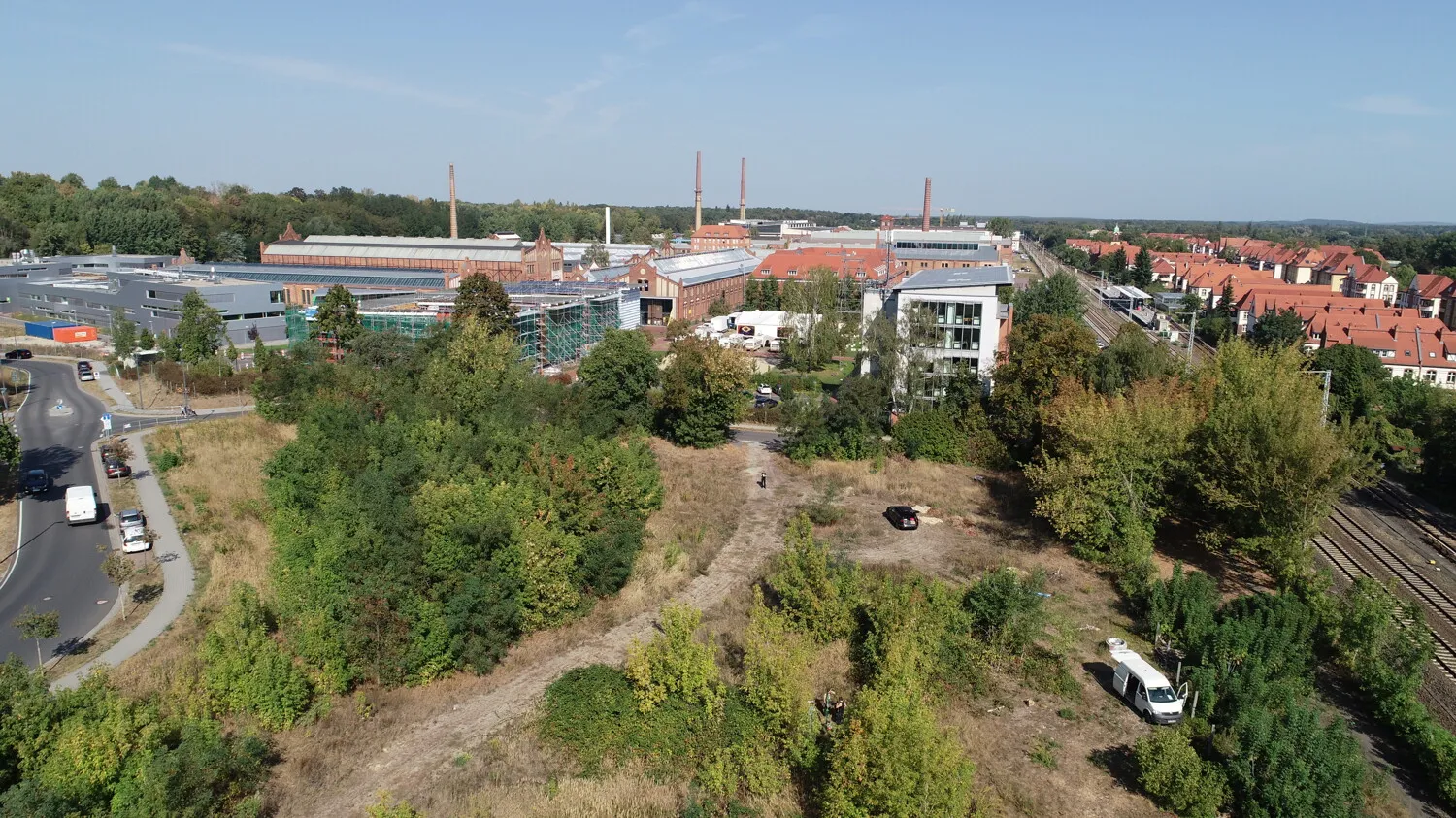 Luftaufnahme Grundstück