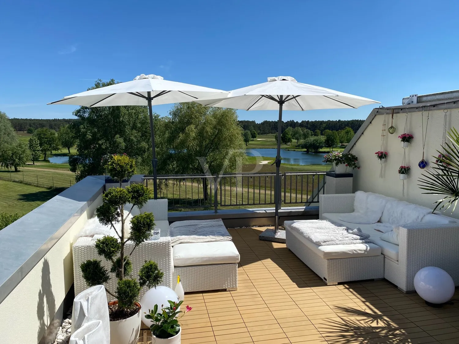 Sommerimpression von der Terrasse
