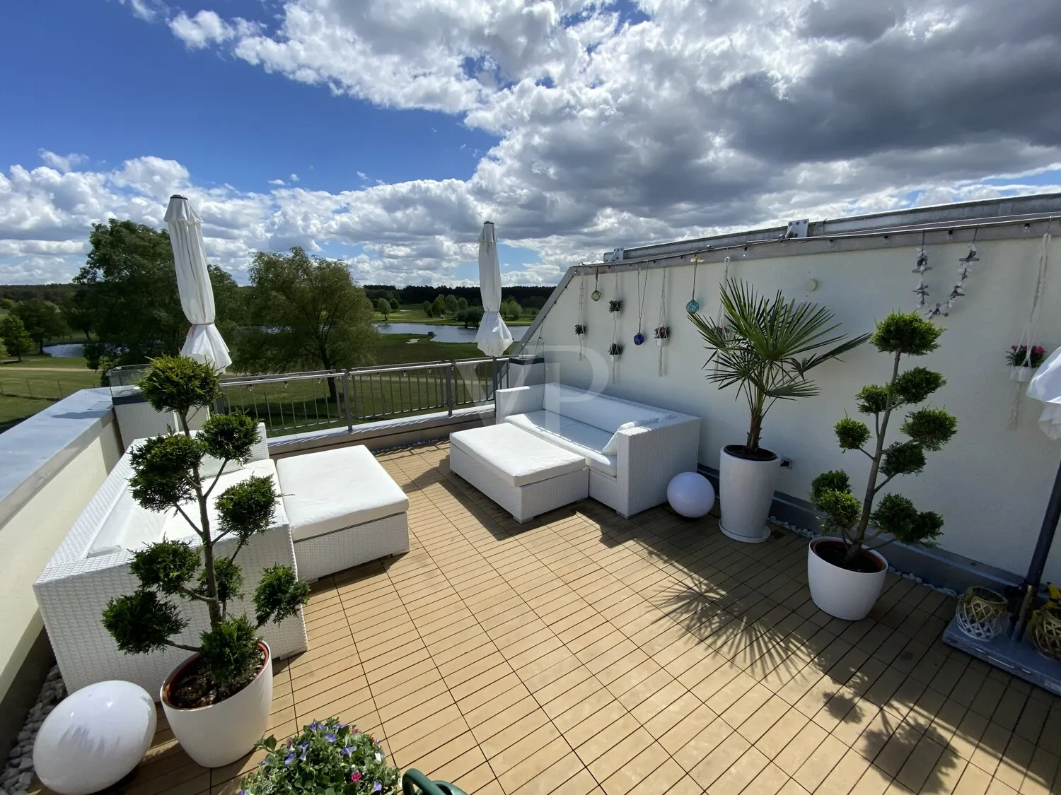 Sommerimpression von der Terrasse