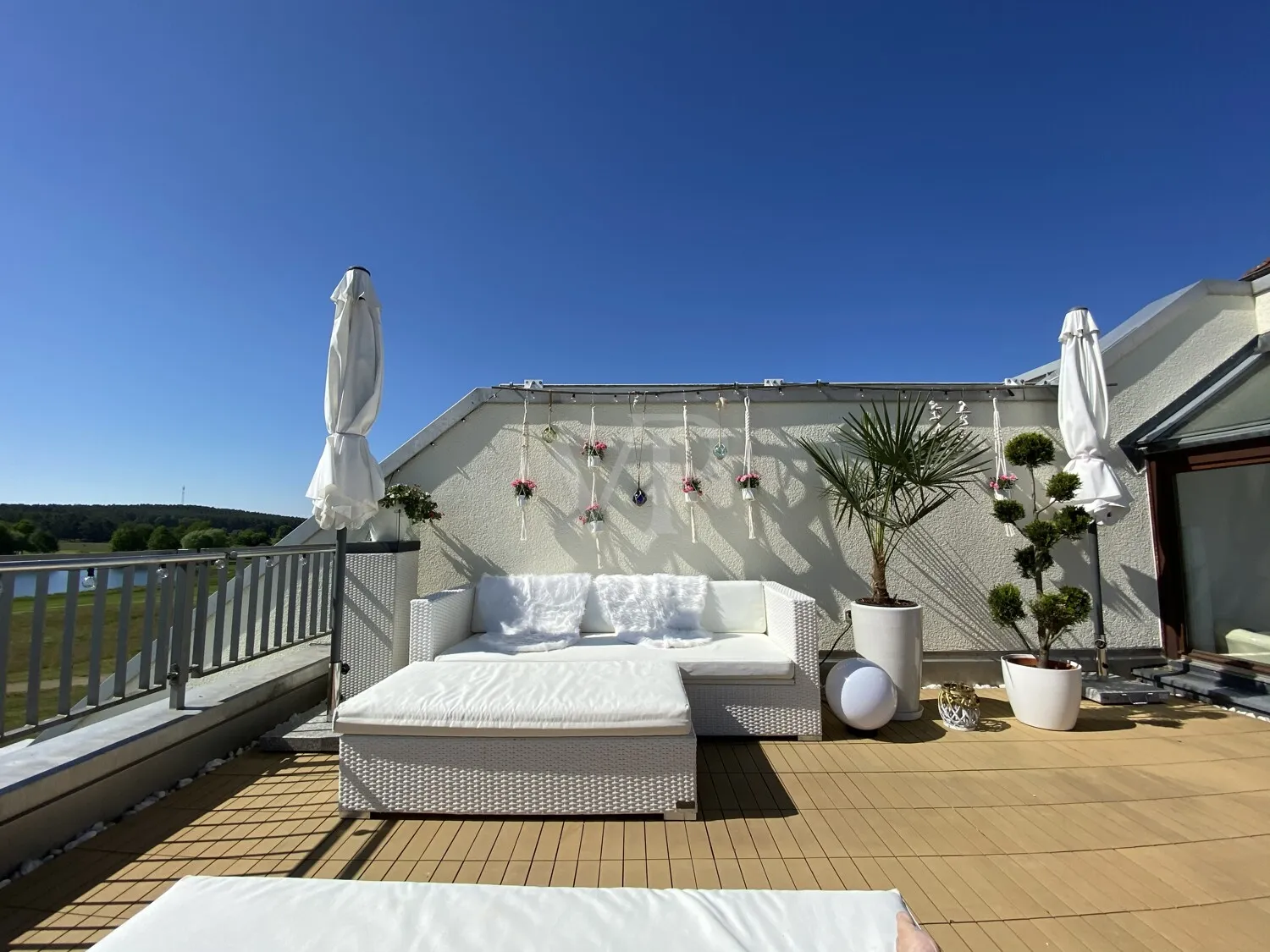 Sommerimpression von der Terrasse