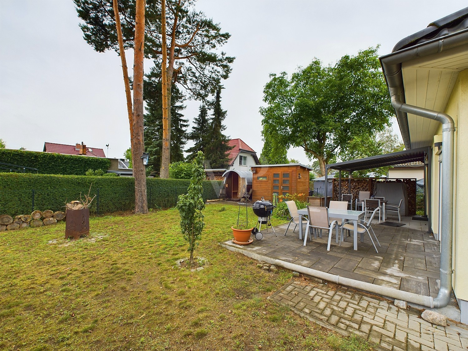 Blick auf die Terrasse