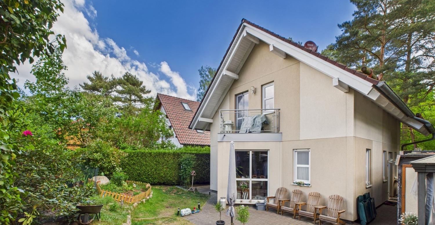 Garten mit perfekter Sonnenausrichtung