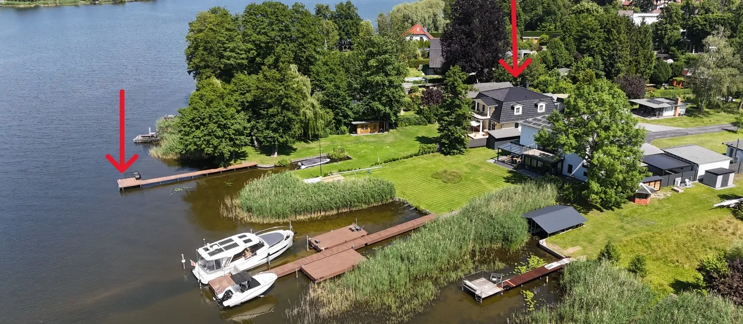 Drohnenflug über den Schweriner See