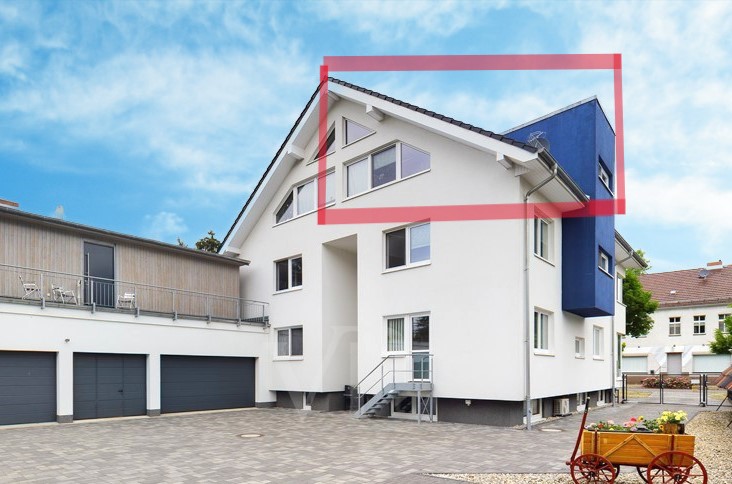 Dachgesschoss- Wohnung mit Panoramafenster