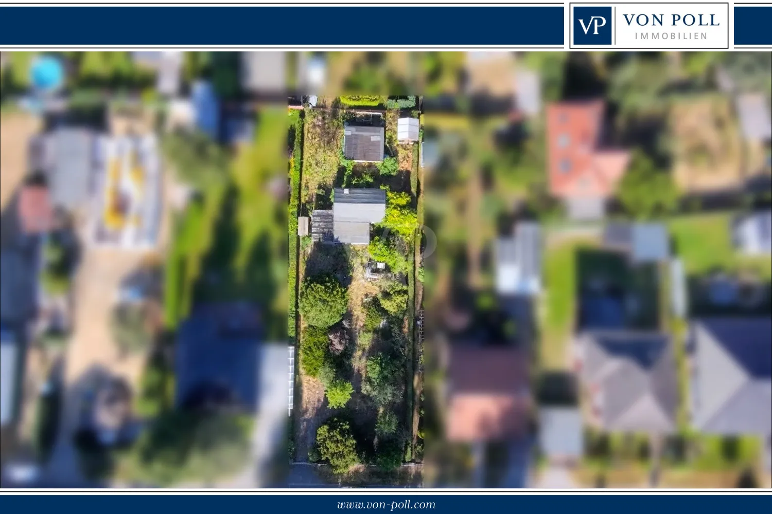 Drohnenaufnahme Grundstück