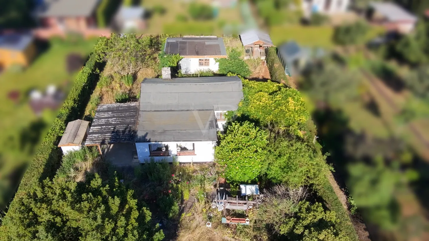 Drohnenaufnahme Haus