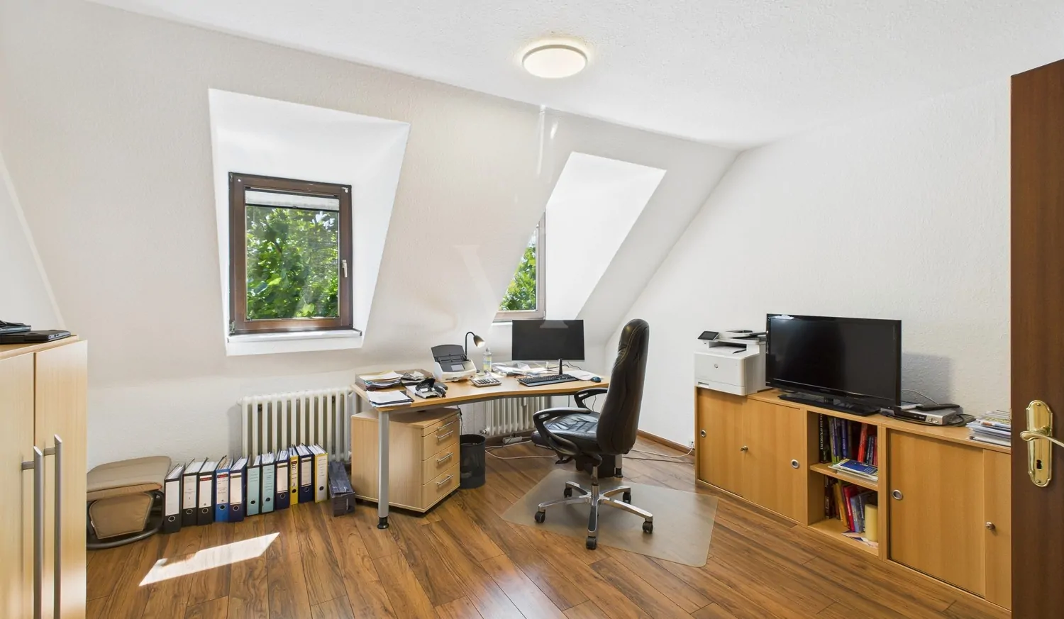 Arbeitszimmer im Dachgeschoss