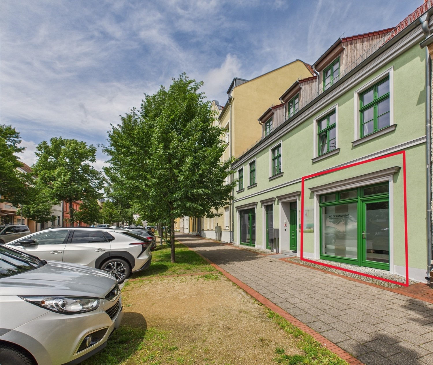 Laden rechts