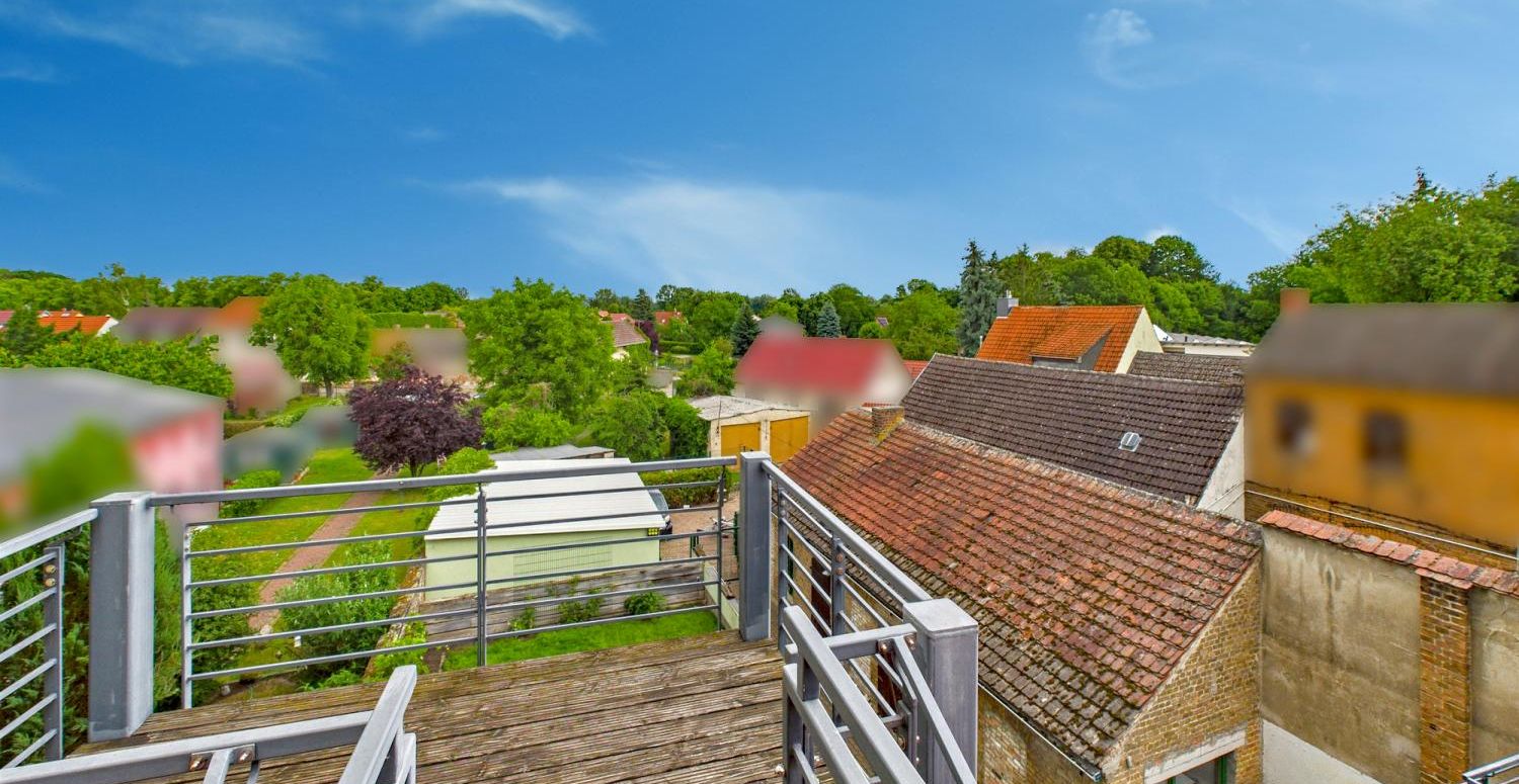 Blick vom Balkon des DG