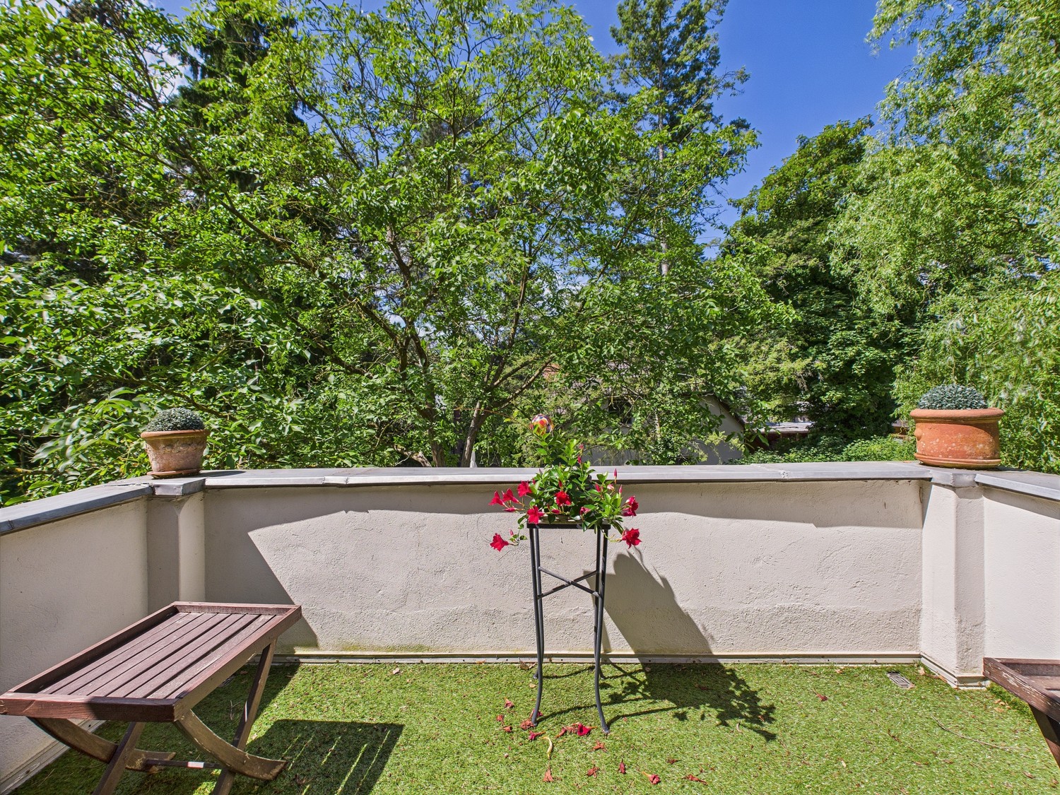 Balkon am Arbeitszimmer