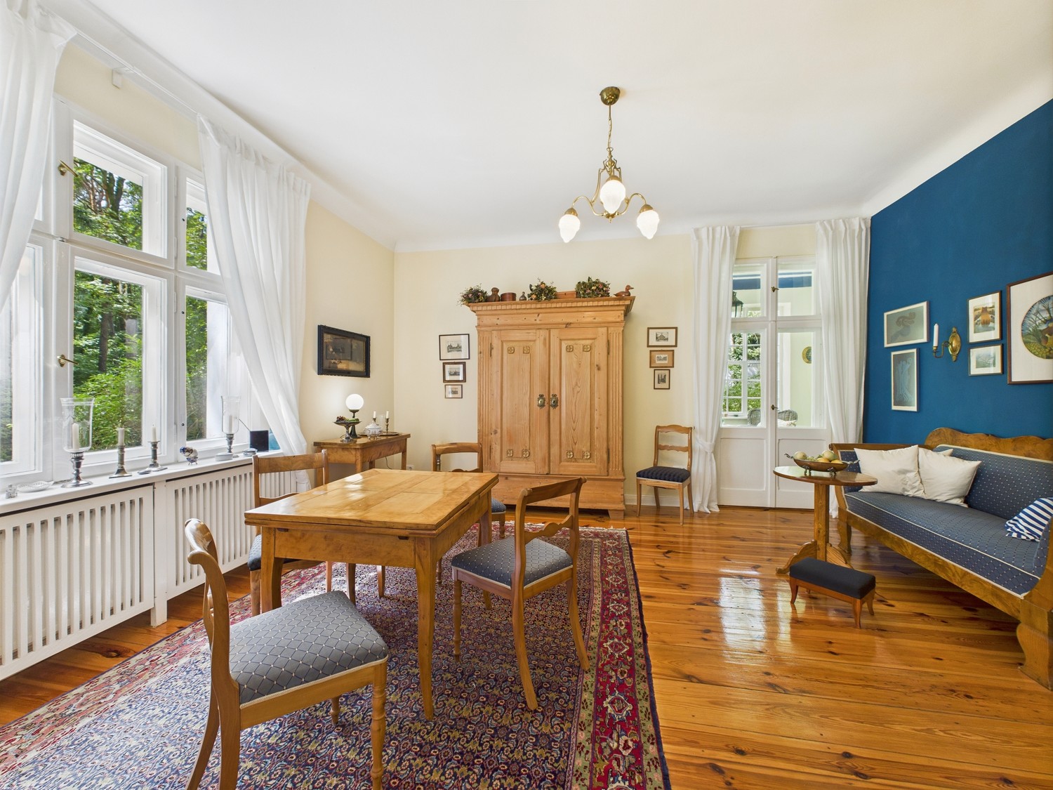 Wohnzimmer 2 mit Ausgang in die Veranda