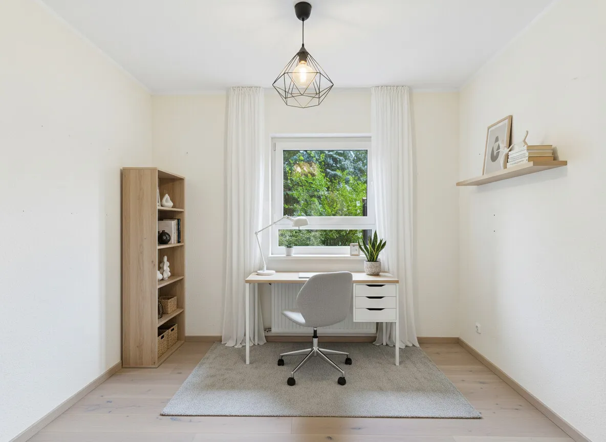 Arbeitszimmer im  EG (KI-generiert)