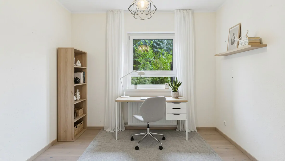 Arbeitszimmer im  EG (KI-generiert)