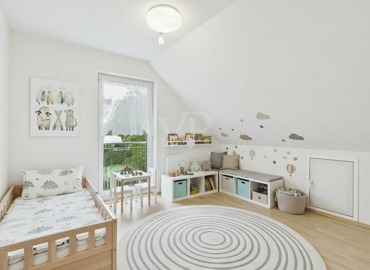 Zimmer 2 im DG (Möbel: KI)