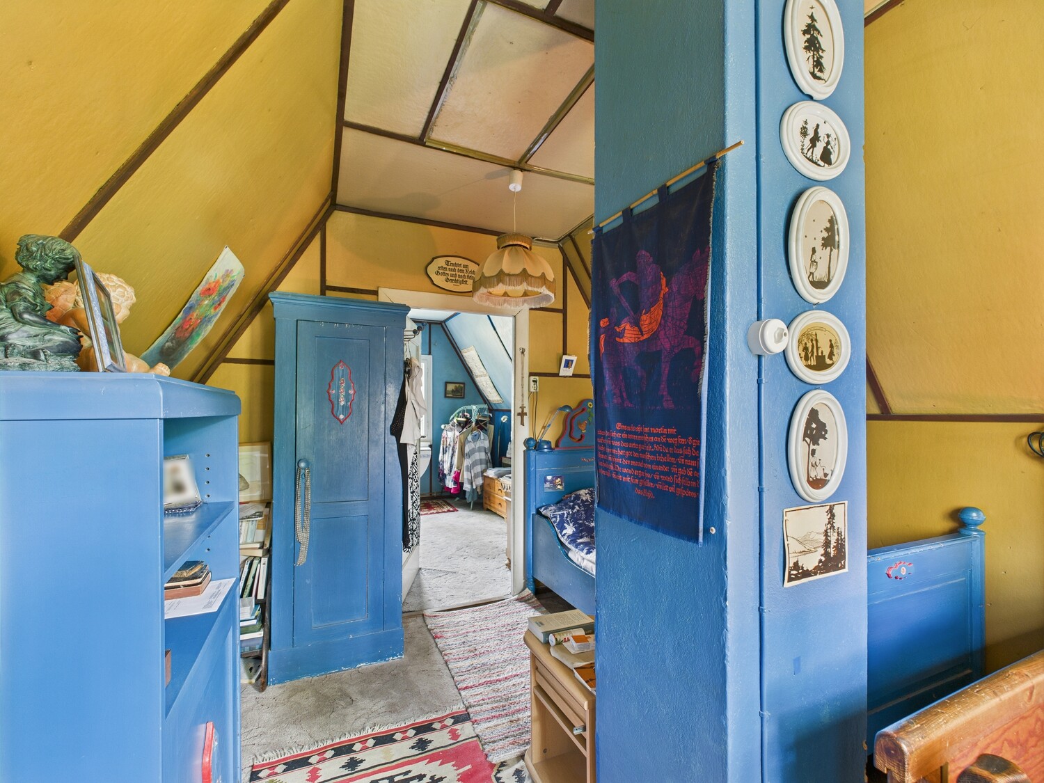 Schlafzimmer 1 im Dachgeschoss