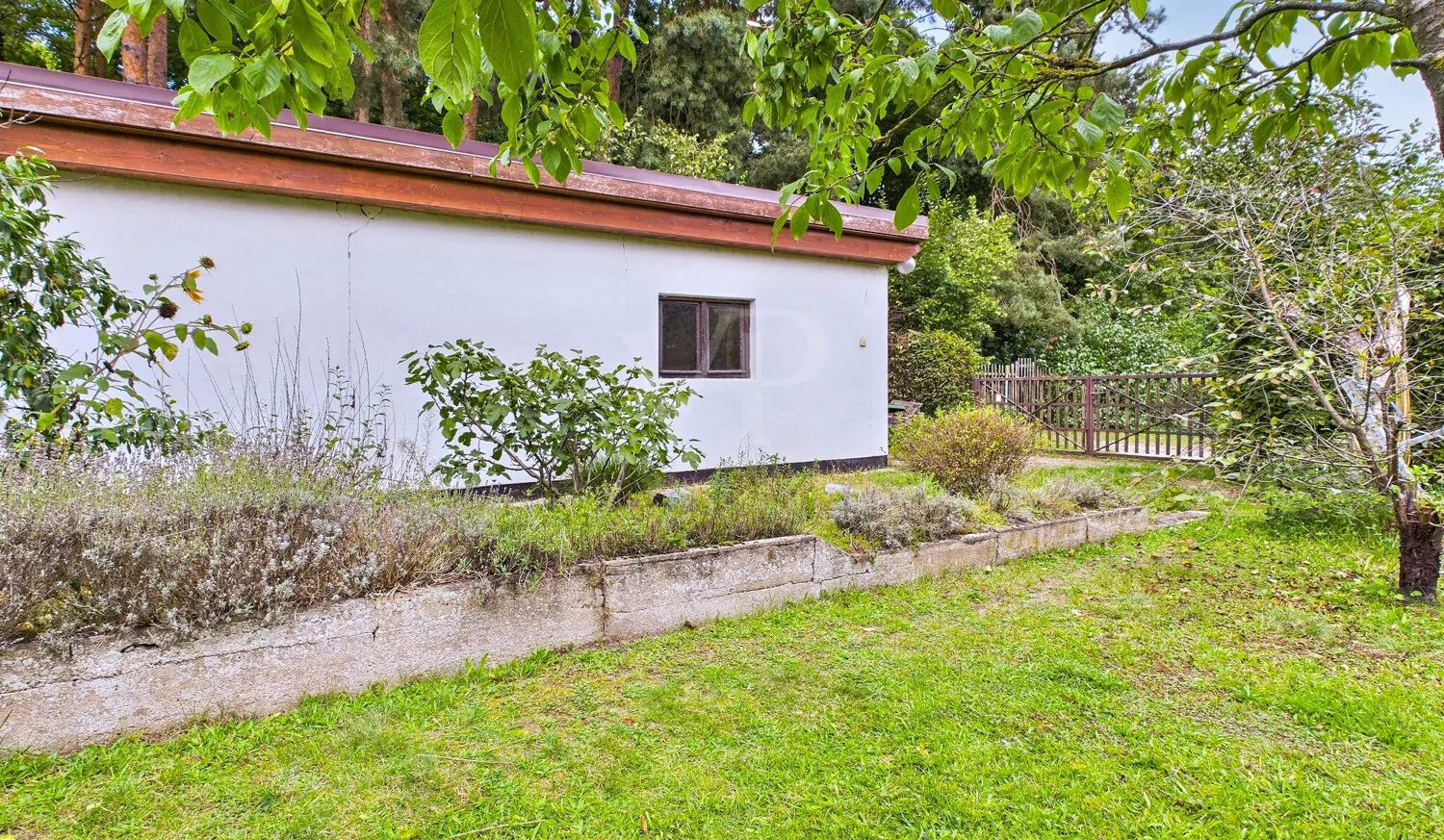 Blick auf die Einfahrt