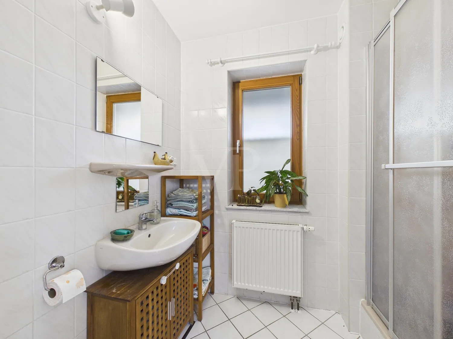 Gäste-WC mit Dusche im EG