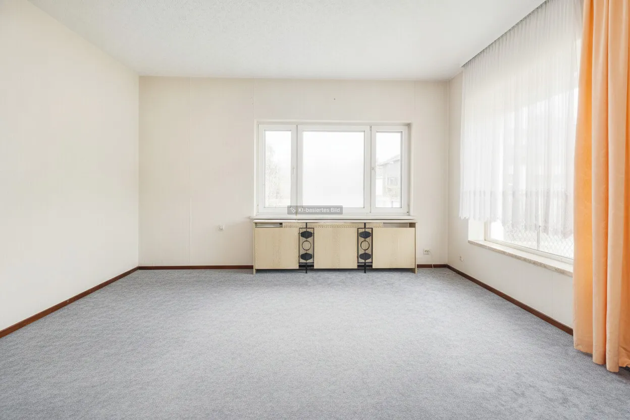 Wohnzimmer - mit KI geräumt