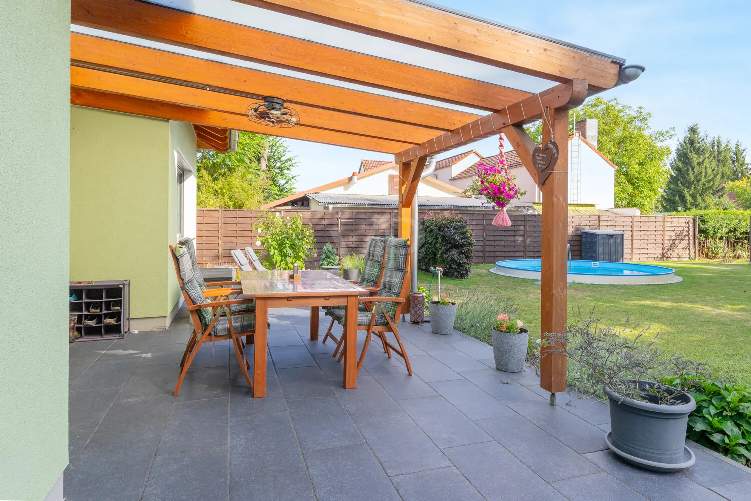 Blick von der Terrasse