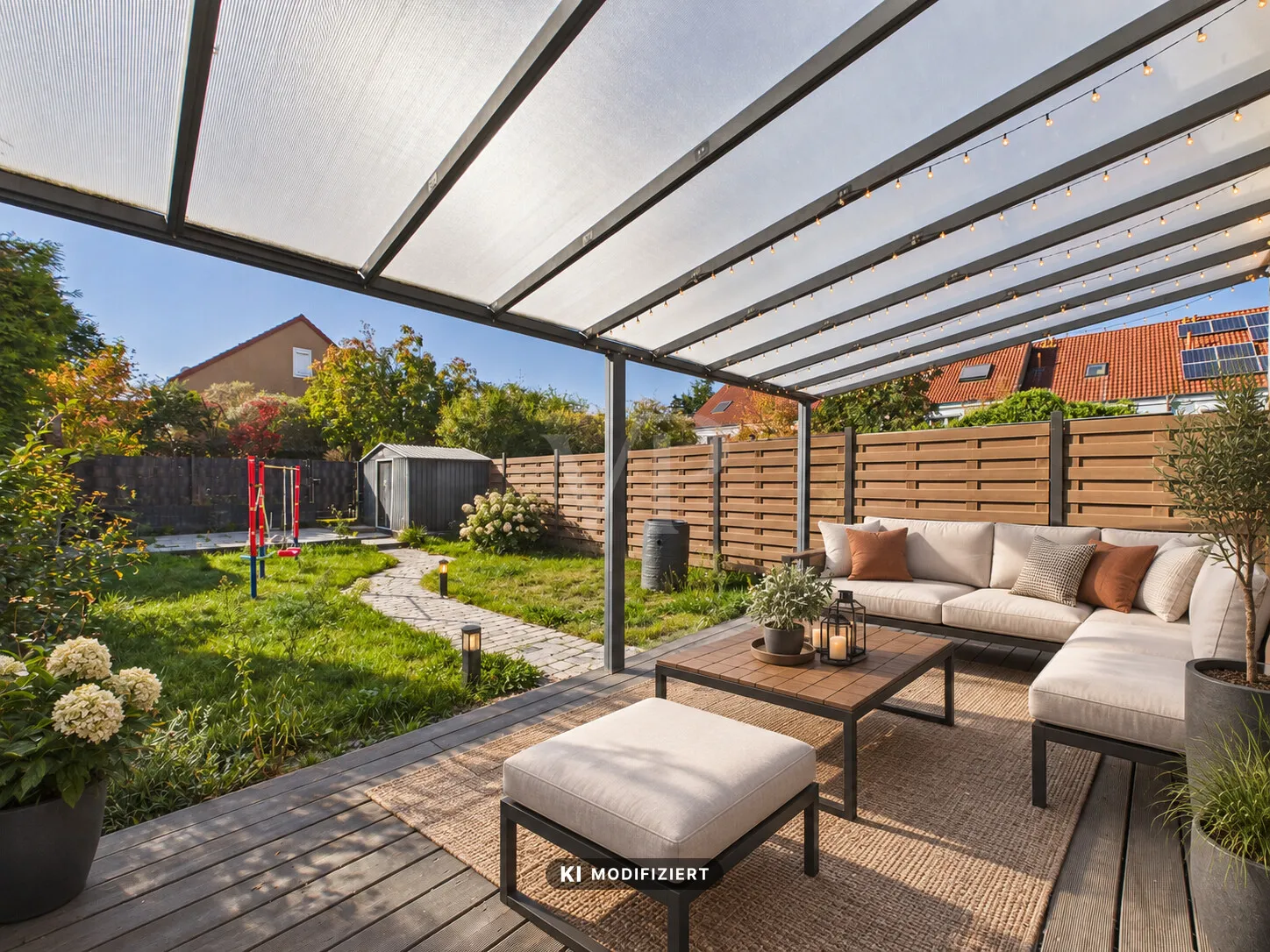 Terrasse: Möblierte KI- Variante 2