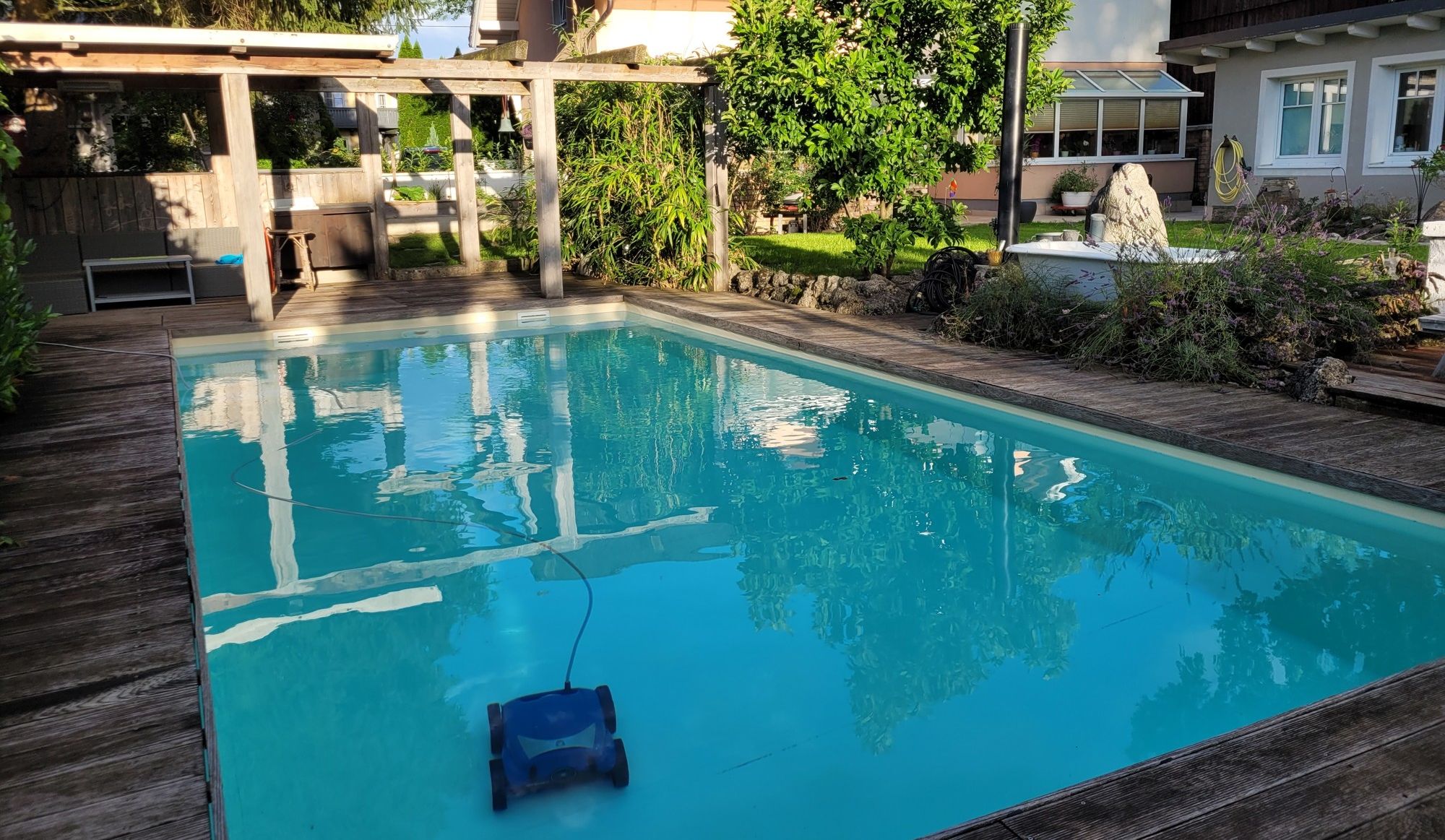 Pool mit Gegenstromanlage