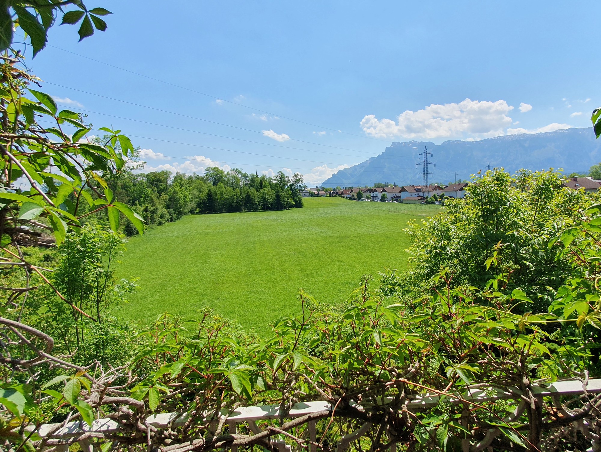 Aussicht vom Balkon