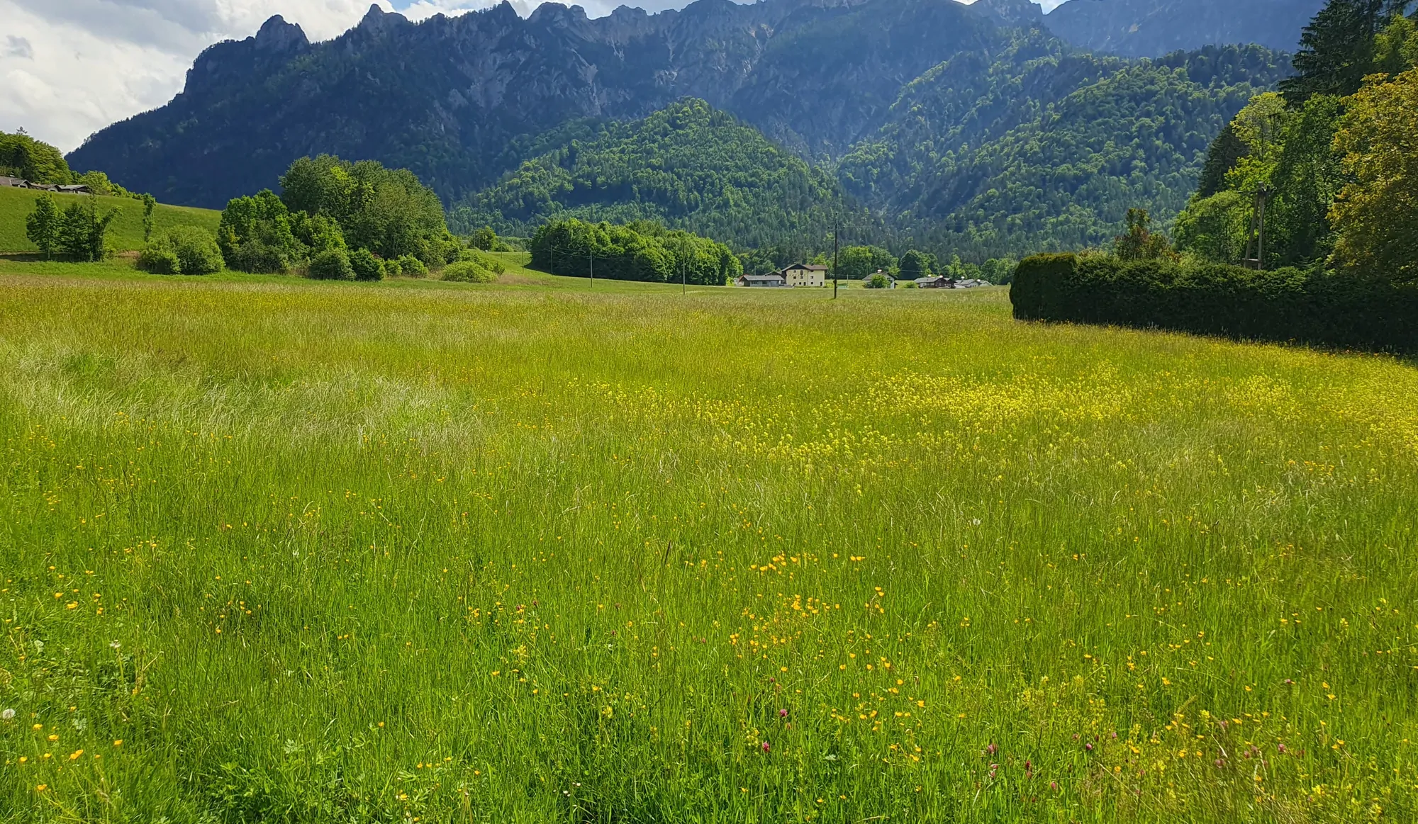 Westlich das Deutsch Lattengebirge