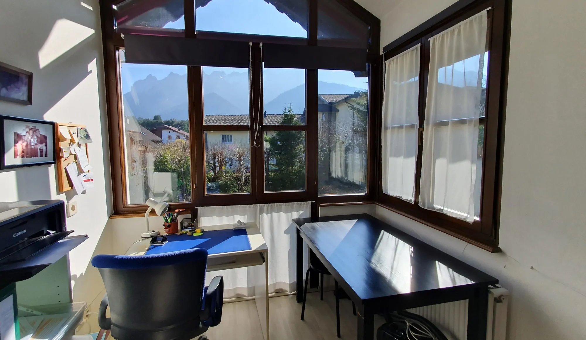 Arbeitsplatz in der Galerie