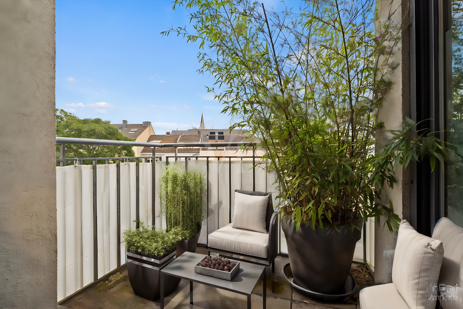 Balkon Zugang vom Schlafzimmer