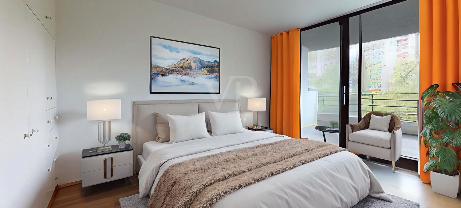 Wohnbeispiel Schlafzimmer mit KI eingerichtet