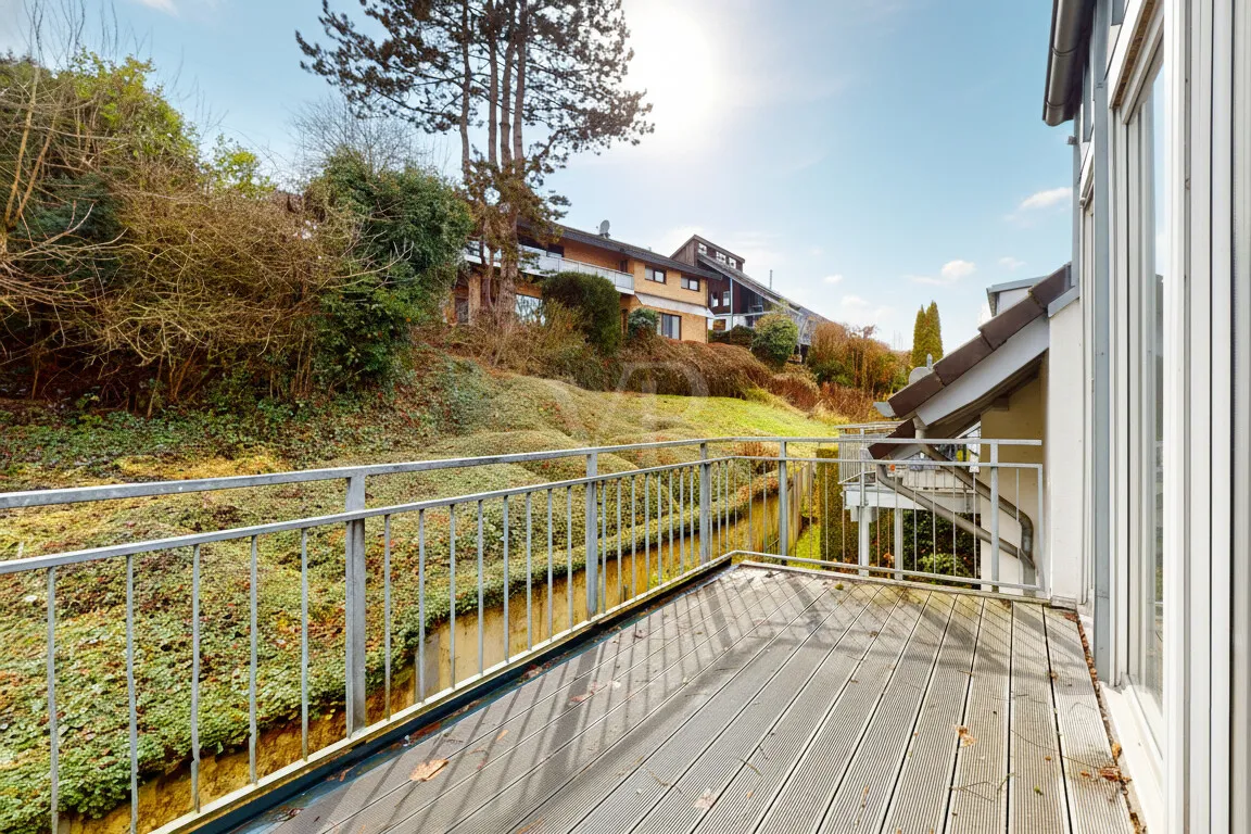 Großzügiger Balkon