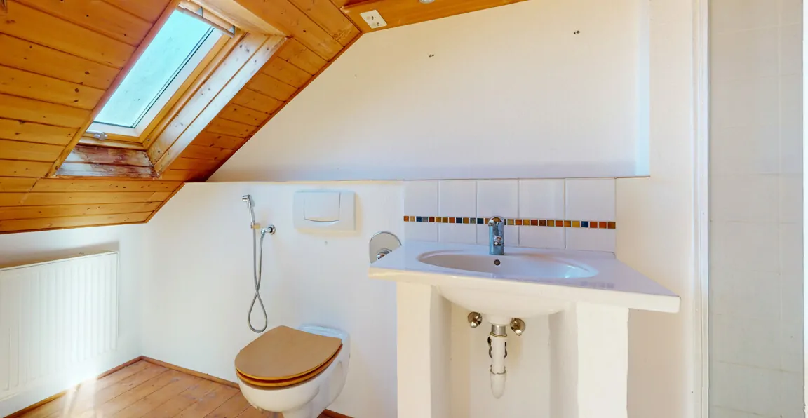 Bad en suite Dachstudio